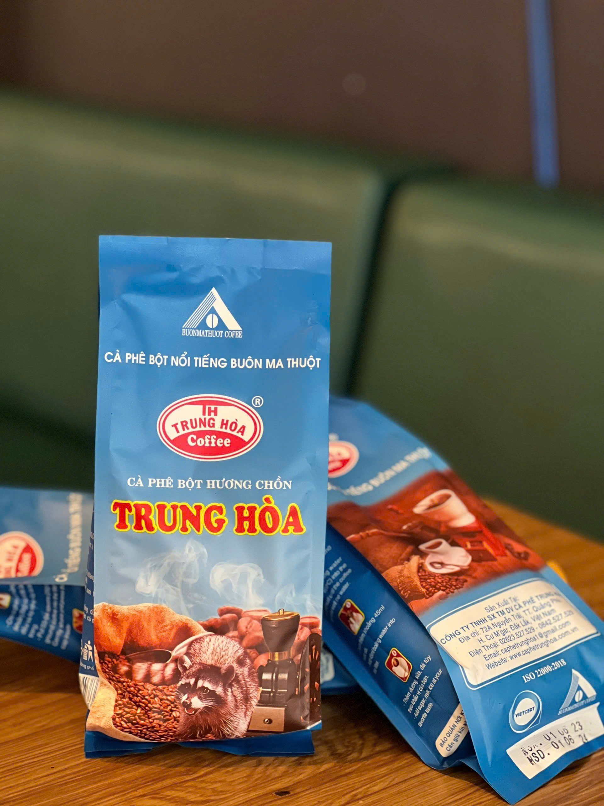 Cà phê bột hương chồn  TRUNG HOÀ
